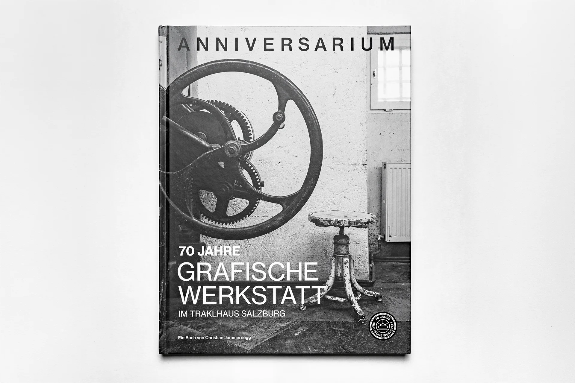 buch anniversarium 70 jahre grafische werkstatt im traklhaus cover front