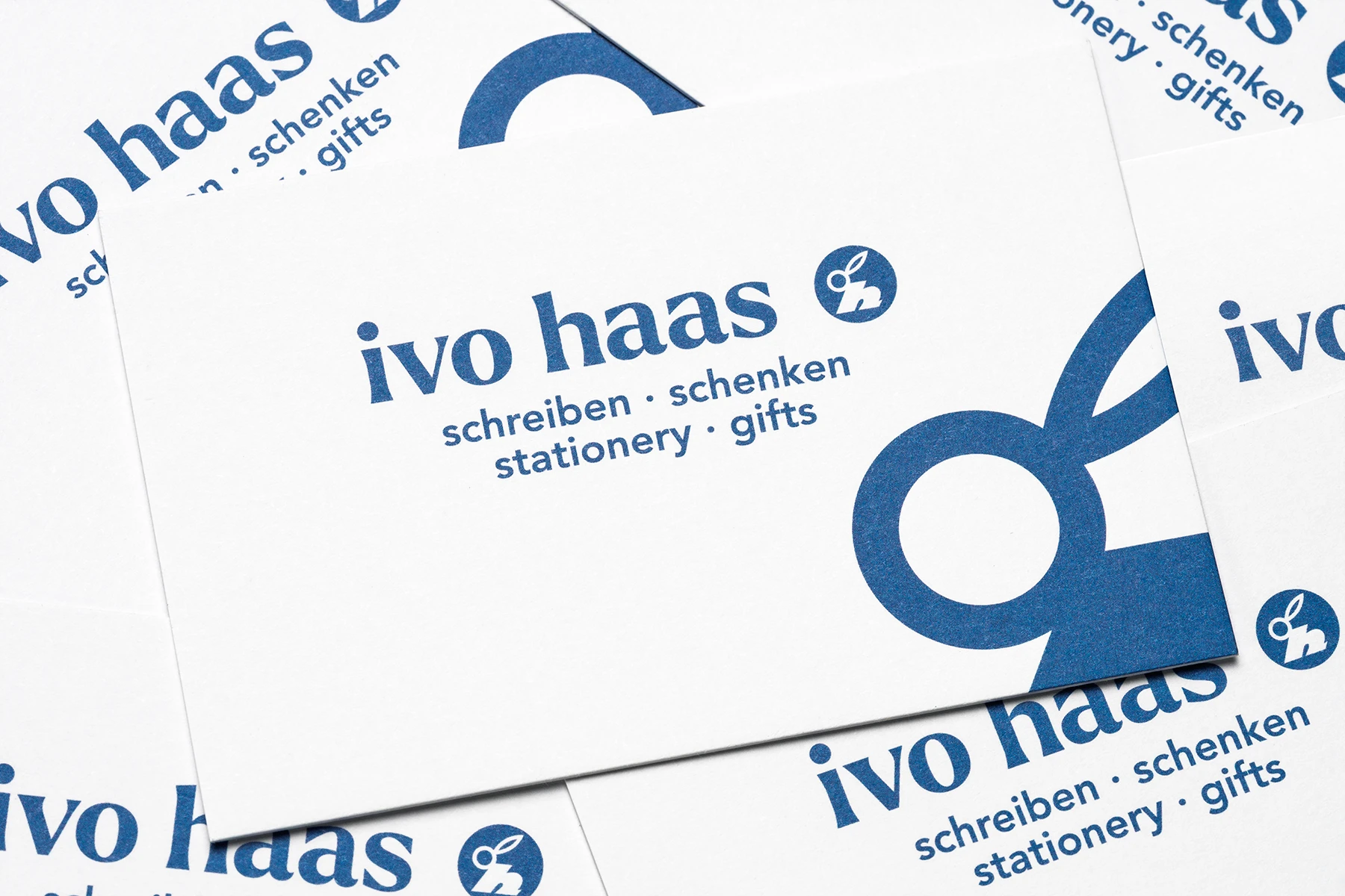 ivo haas visitenkarte front stapel gemischt