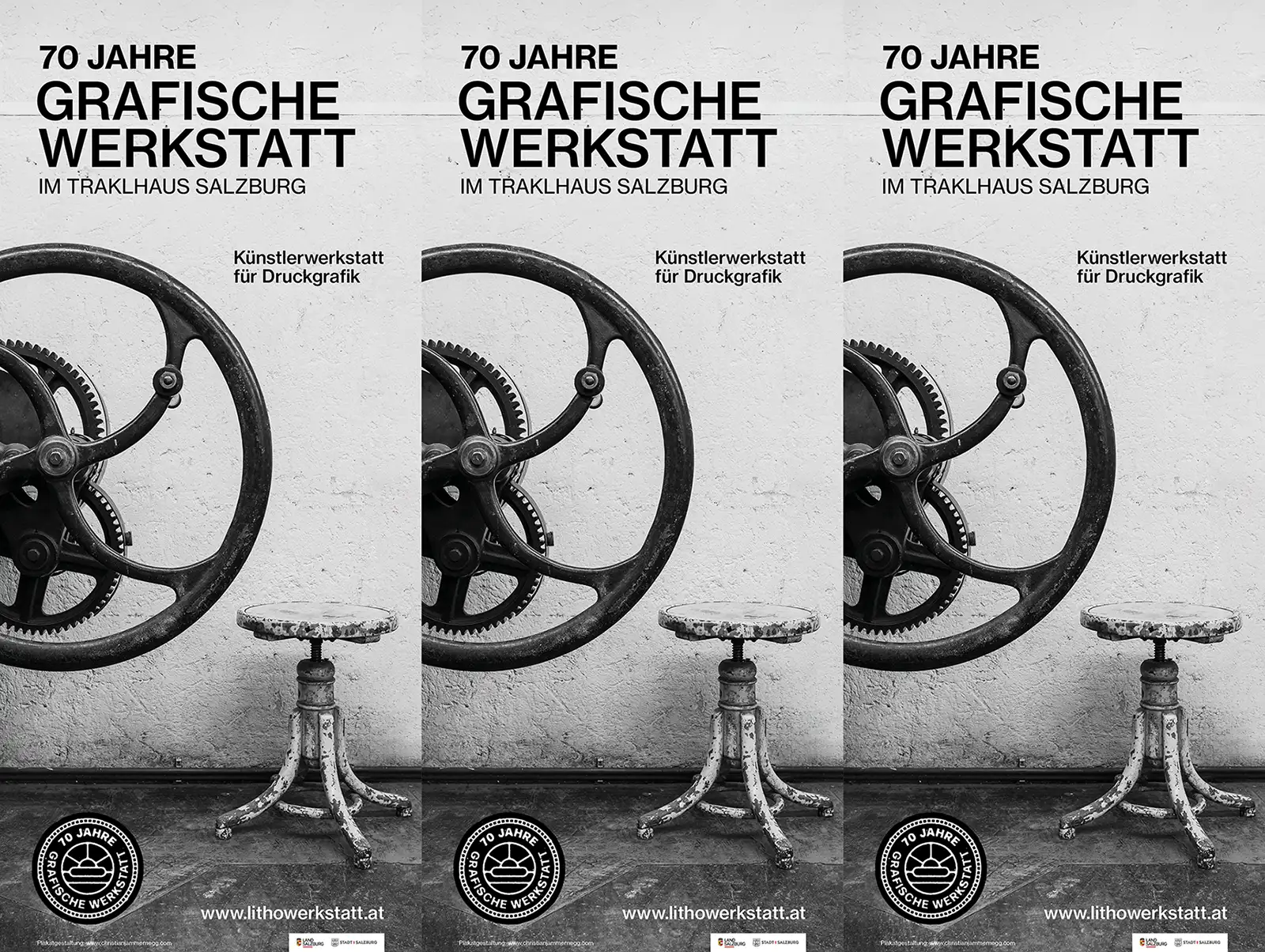 plakat 70 jahre im traklhaus sujet 1 druckansicht