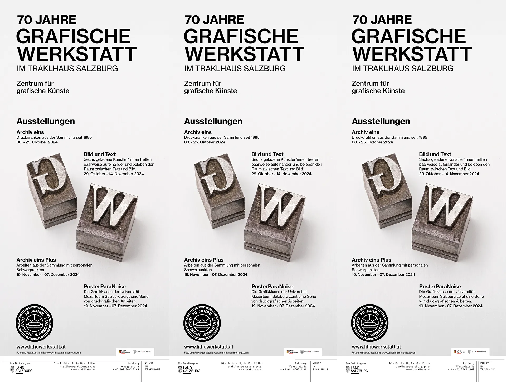 plakat 70 jahre im traklhaus sujet 2 druckansicht