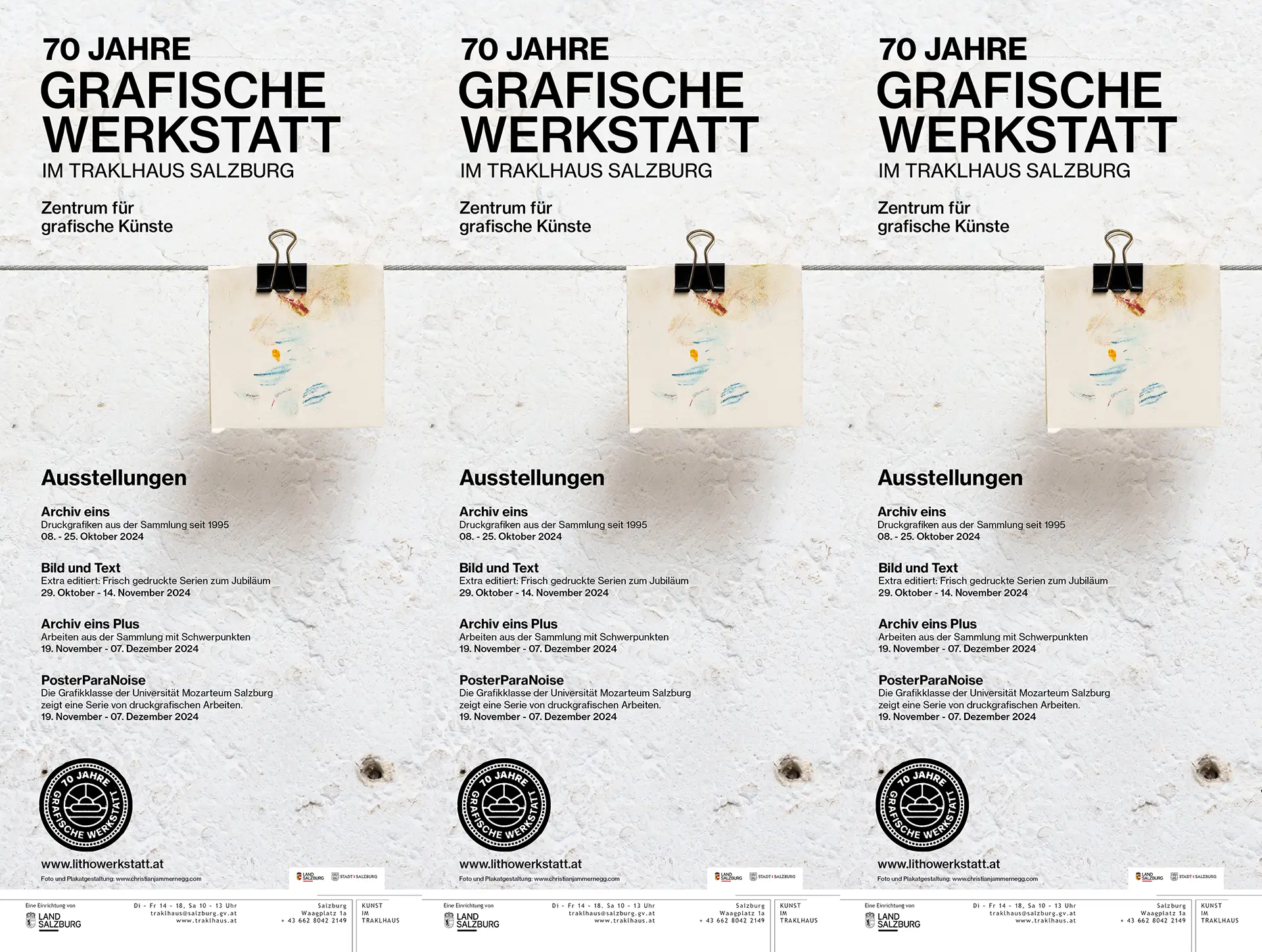 plakat 70 jahre im traklhaus sujet 3 druckansicht